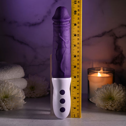 Evolved PLUM THRUST - Purple 29 cm USB Rechargeable Thrusting Vibrator