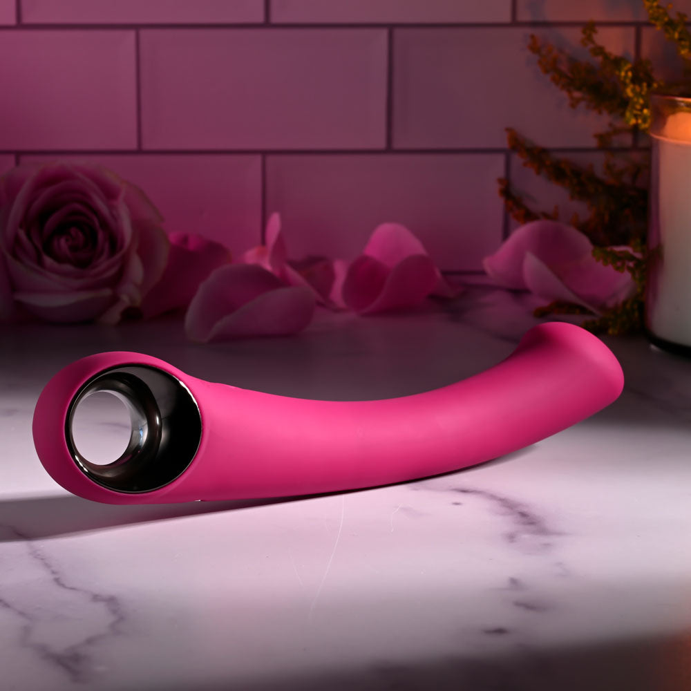 Evolved PLEASURE CURVE - Pink 19 cm USB Rechargeable Vibrator