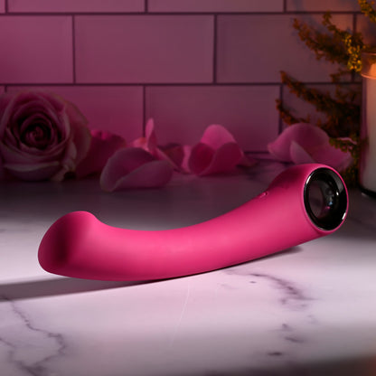 Evolved PLEASURE CURVE - Pink 19 cm USB Rechargeable Vibrator