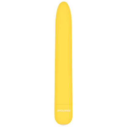 Evolved Sunny Sensations - Yellow 18.6 cm USB Rechargeable Vibrator