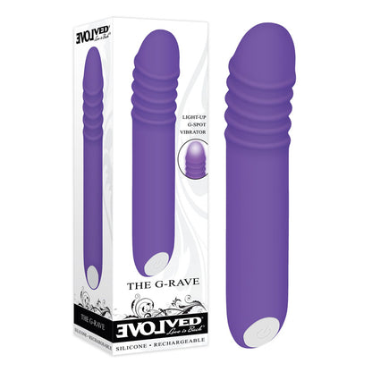 Evolved The G-Rave - Purple 15.1 cm USB Rechargeable Vibrator