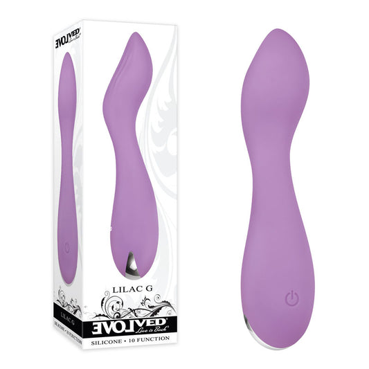 Evolved LILAC G - Lilac 11.5 cm USB Rechargeable Mini Vibrator