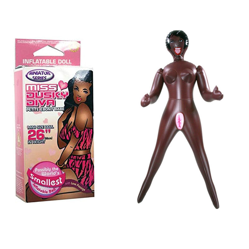 Miss Dusky Diva - Mini Inflatable Love Doll