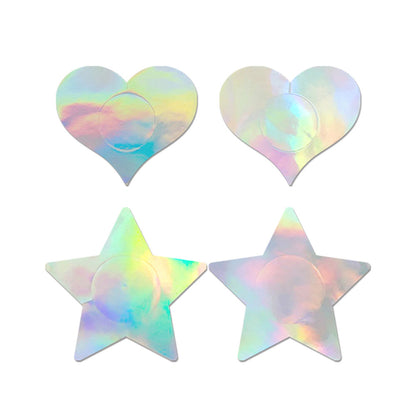 Fashion Pasties Set - Holographic - 2 Sets Included