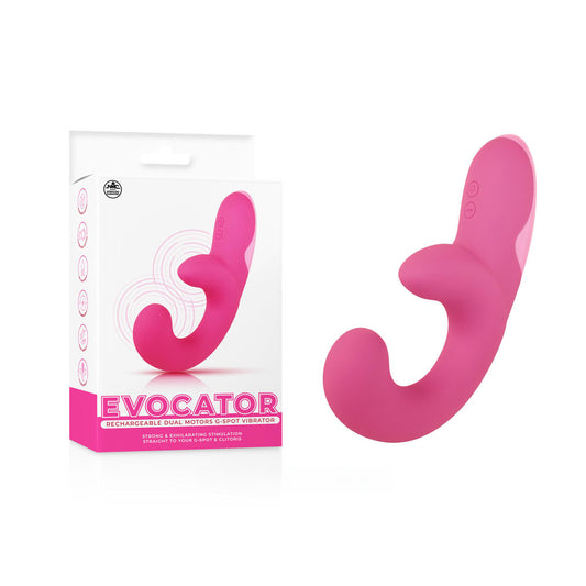 Evocator - Pink USB Rechargeable Dual Motor G-Spot Vibrator