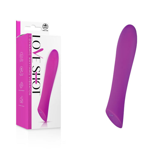 Love Shot - Purple 17.8 cm USB Rechargeable Vibrator