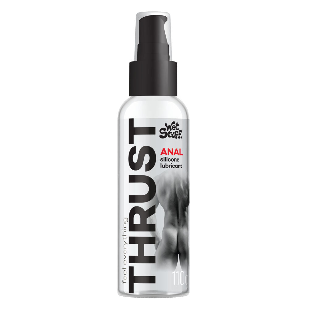 Wet Stuff Thrust - 110g Pump - Anal Silicone Lubricant - 110 gram Pump Bottle