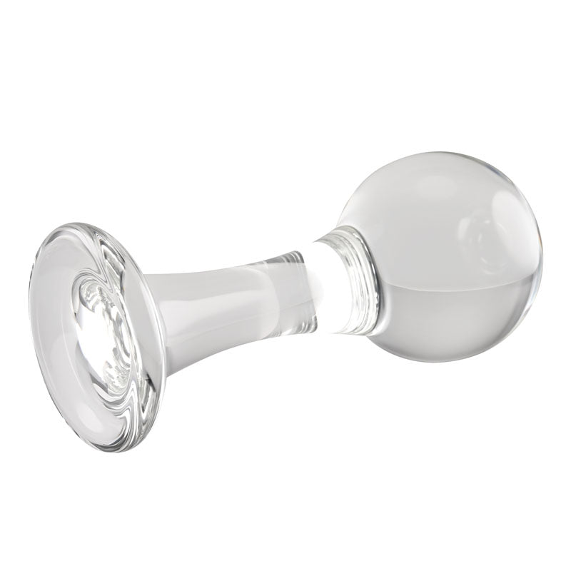 Gender X THE BALLER - Clear Glass 11 cm Anal Plug