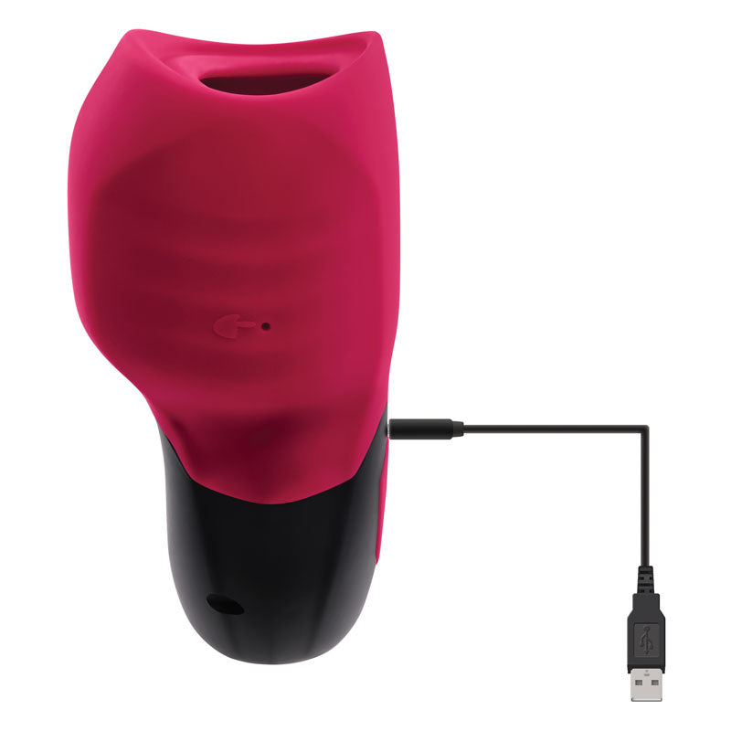 Gender X BODY KISSES - Black/Red USB Rechargeable Sucking Stimulator