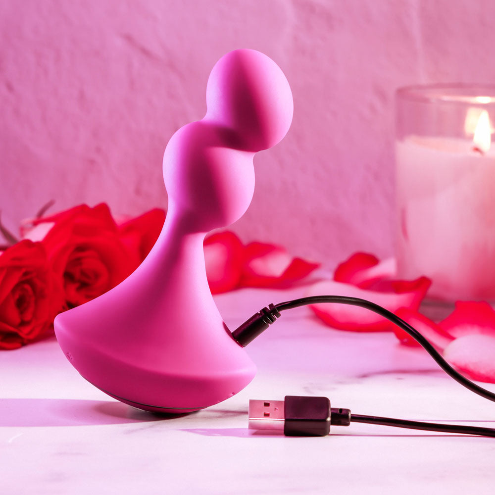 Gender X BALL GAME - Pink 13.5 cm USB Rechargeable Vibrating Butt Plug