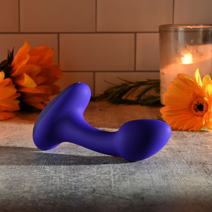 Gender X ANYBODYS PLUG - Blue 11.4 cm USB Rechargeable Vibrating Butt Plug