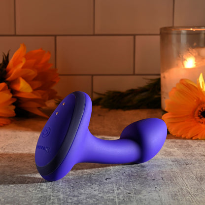 Gender X ANYBODYS PLUG - Blue 11.4 cm USB Rechargeable Vibrating Butt Plug