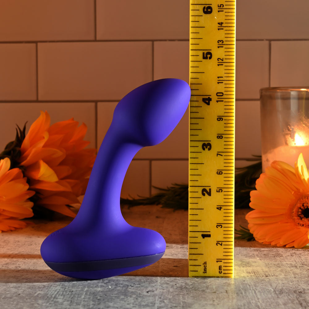 Gender X ANYBODYS PLUG - Blue 11.4 cm USB Rechargeable Vibrating Butt Plug