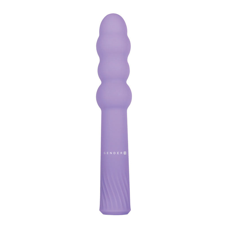 Gender X BUMPY RIDE - Purple 17.4 cm USB Rechargeable Vibrator