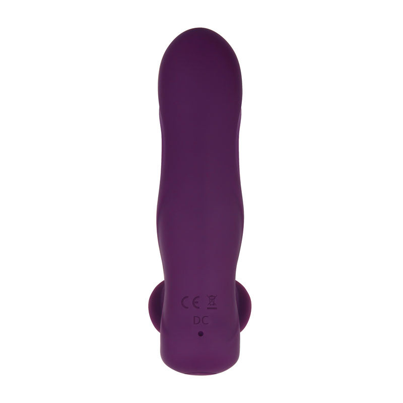 Gender X VELVET HAMMER - Purple USB Rechargeable Wearable Vibe with Remote