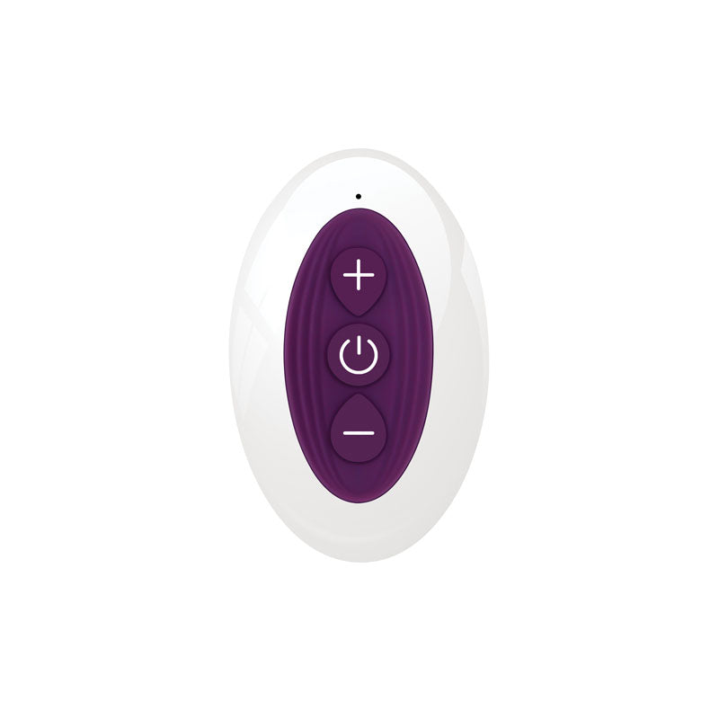 Gender X VELVET HAMMER - Purple USB Rechargeable Wearable Vibe with Remote