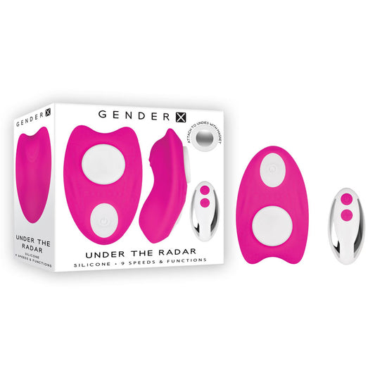 Gender X UNDER THE RADAR - Pink USB Rechargeable Panty Vibe