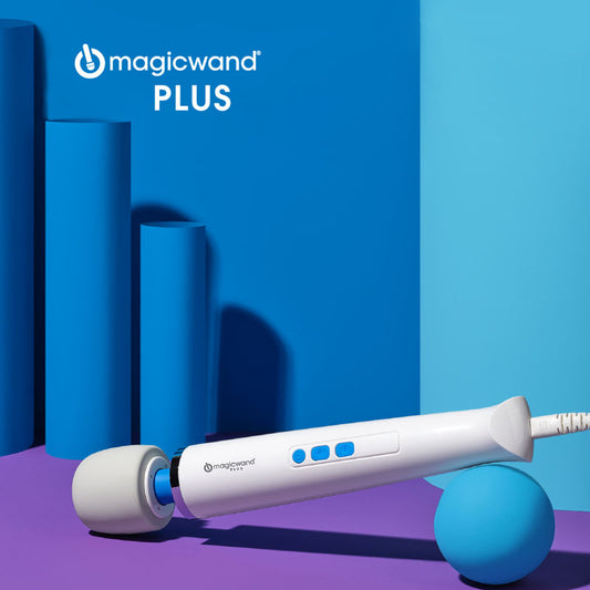 Magic Wand Plus - White Mains Powered Massage Wand