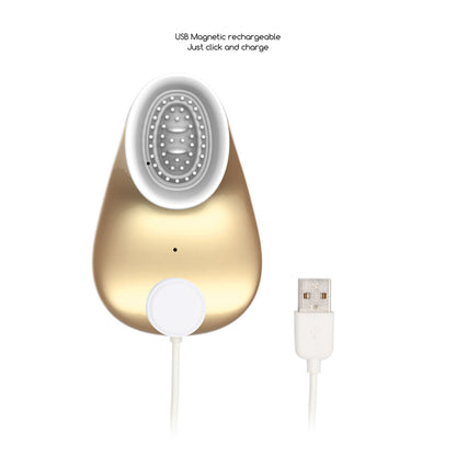 Twitch 1 - Gold - Gold USB Rechargeable Suction Vibrator