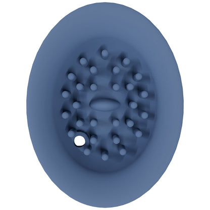 Twitch 3 - Blue/Grey - Blue/Grey USB Rechargeable Suction Vibrator