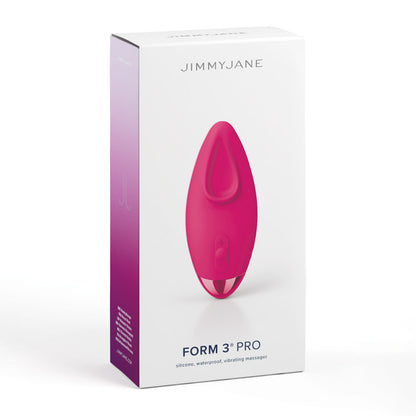 JimmyJane Form 3 PRO - Pink - Pink 10.2 cm USB Rechargeable Handheld Stimulator