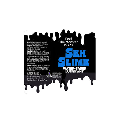 Sex Slime - Blue - Blue Water Based Lubricant - 120 ml Bottle