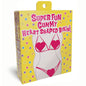 Super Fun Gummy Heart Shaped Bikini - Novelty Edible Underwear