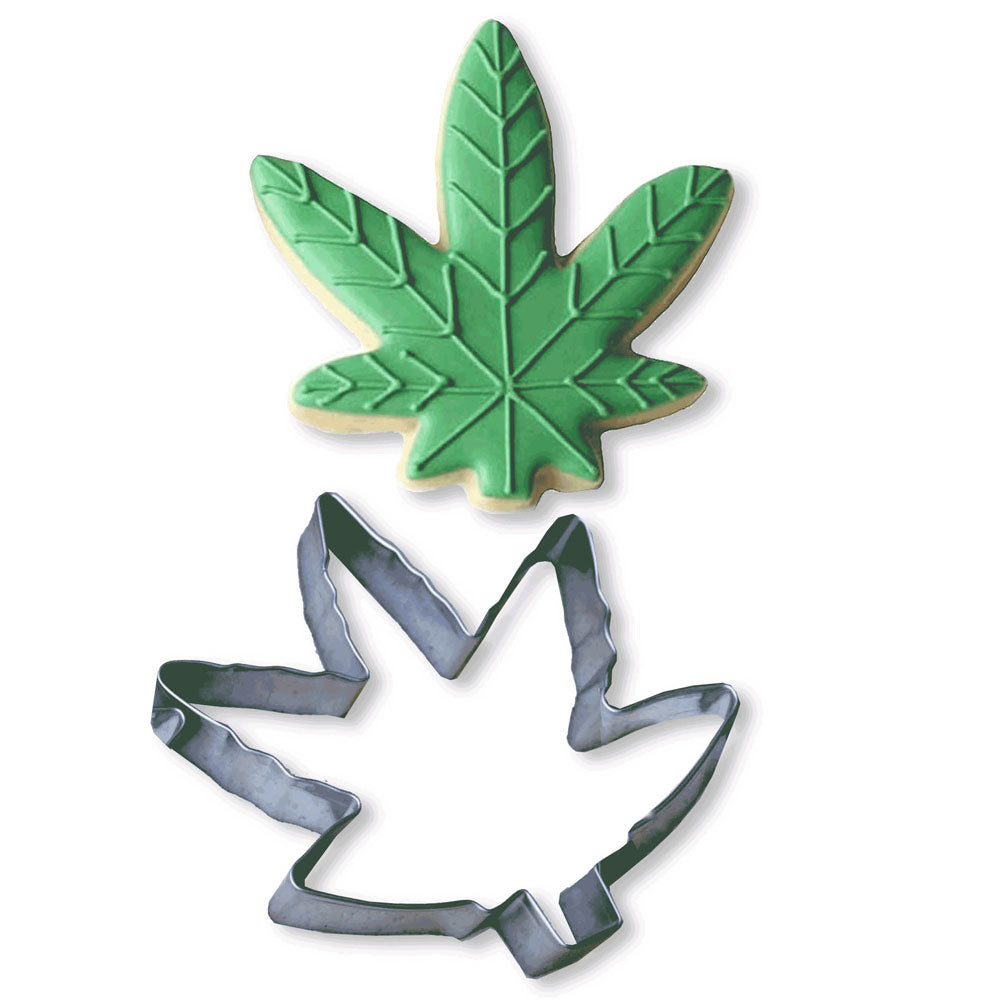 Cannabis Cookie Cutter - Metal Cookie Cutter