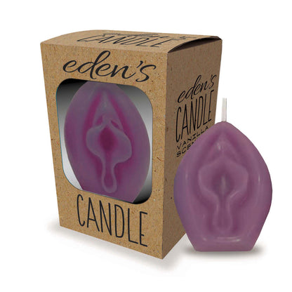 Edens Candles Vagina - Vanilla - Display of 12 - Coloured Vanilla Scented Candles - Set of 12