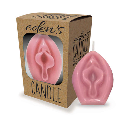 Edens Candles Vagina - Vanilla - Display of 12 - Coloured Vanilla Scented Candles - Set of 12