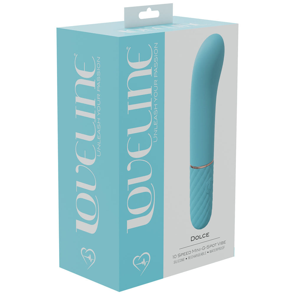 LOVELINE Dulce - Blue - Blue 12 cm USB Rechargeable Vibrator