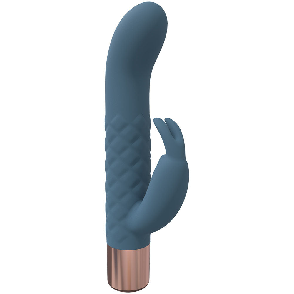 LOVELINE Devotion - Blue - Blue 14.2 cm USB Rechargeable Rabbit Vibrator