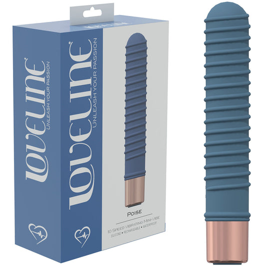 LOVELINE Poise - Blue - Blue 14.5 cm USB Rechargeable Vibrator