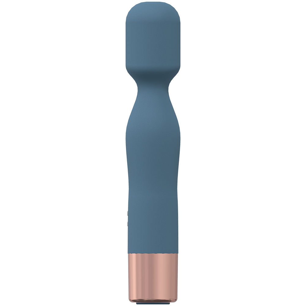 LOVELINE Glamour - Blue - Blue 14.4 cm USB Rechargeable Massage Wand