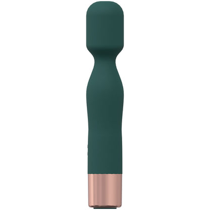 LOVELINE Glamour - Green - Green 14.4 cm USB Rechargeable Massage Wand