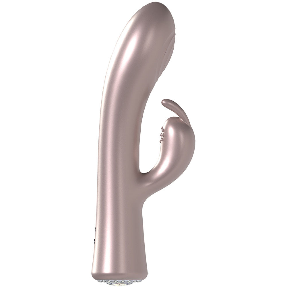 LOVELINE La Perla I - Pink - Pearlescent Pink 19.2 cm USB Rechargeable Rabbit Vibrator