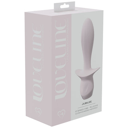 LOVELINE Jubilee - Pink 13.5 cm USB Rechargeable Vibrating Anal Plug