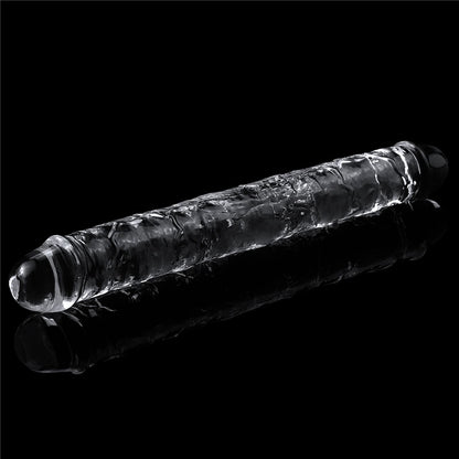 Flawless Clear Double Dildo 12'' - Clear 30 cm Double Dong