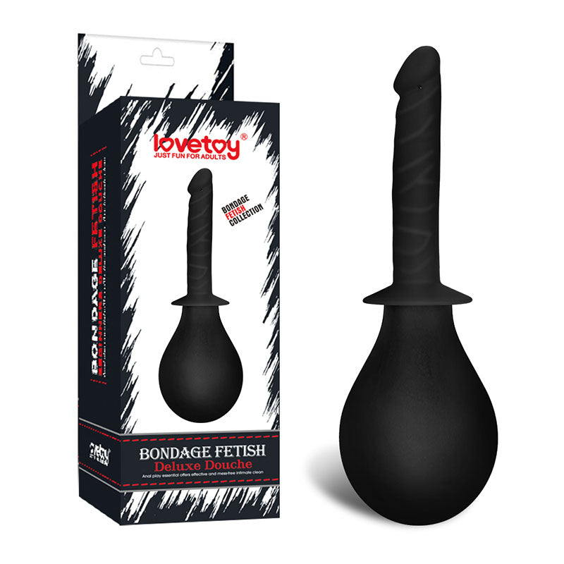 Bondage Fetish Deluxe Douche - Black Unisex Douche