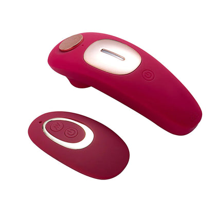 Maia Remi - Red USB Rechargeable Panty Vibe with Suction