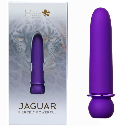 Maia JAGUAR - Purple - Purple 10.1 cm USB Rechargeable Bullet