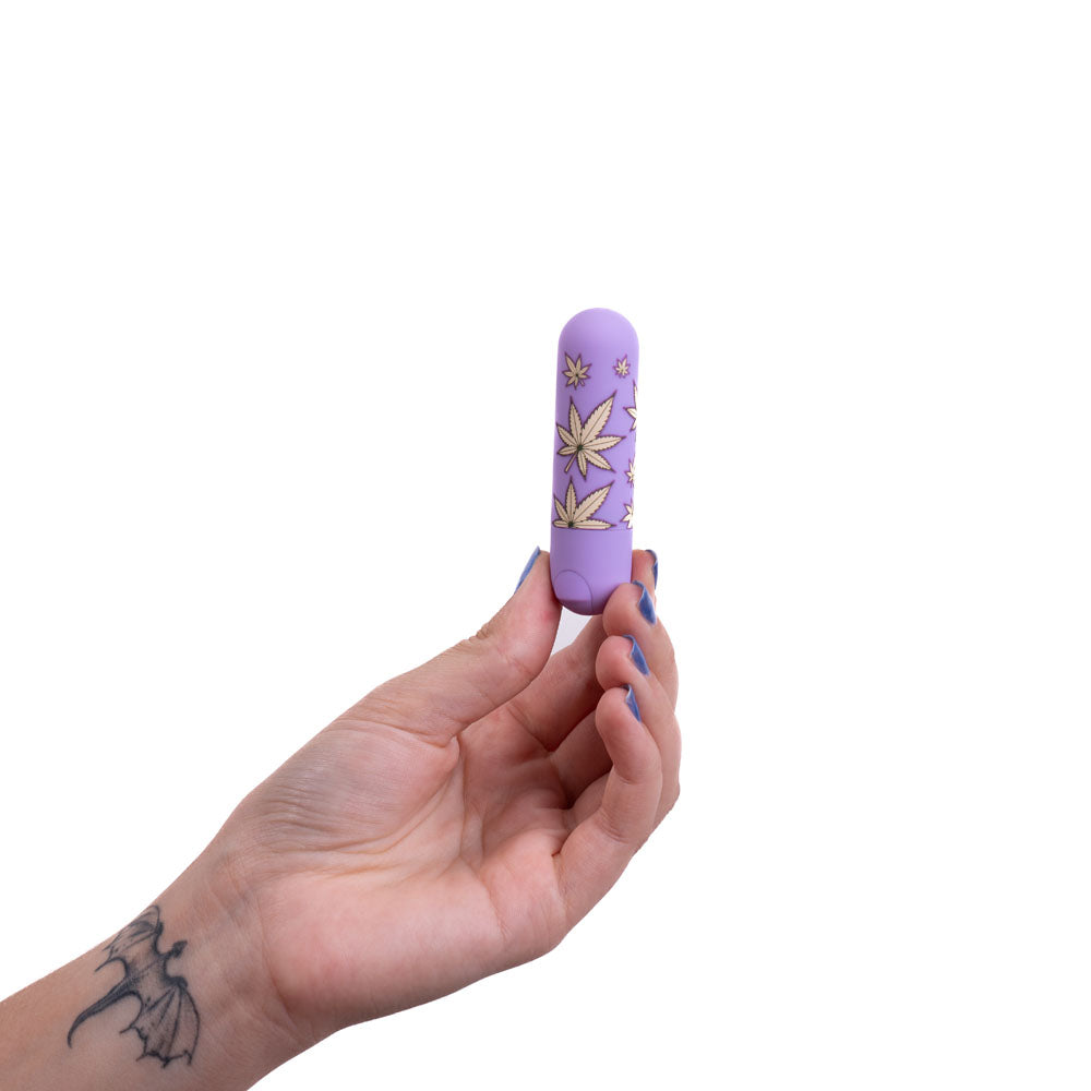 Maia Jessi 420 - Violet 7.6 cm USB Rechargeable Bullet