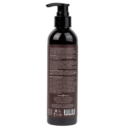 Hemp Seed Massage Lotion - Kashmir Musk (Brandy, Jasmine, Cedarwood Musk) Scented - 237 ml Bottle