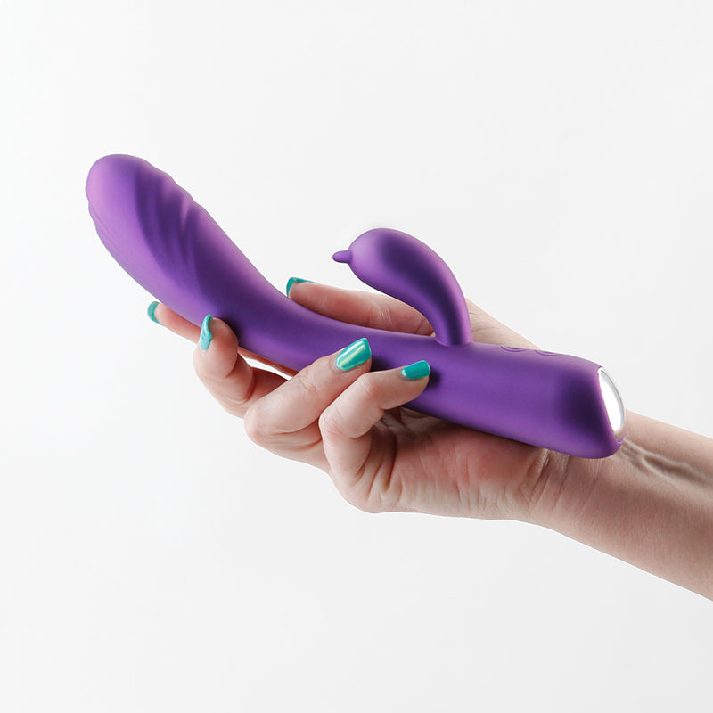 Royals - Duchess - Metallic Purple - Metallic Purple 21.2 cm USB Rechargeable Rabbit Vibrator