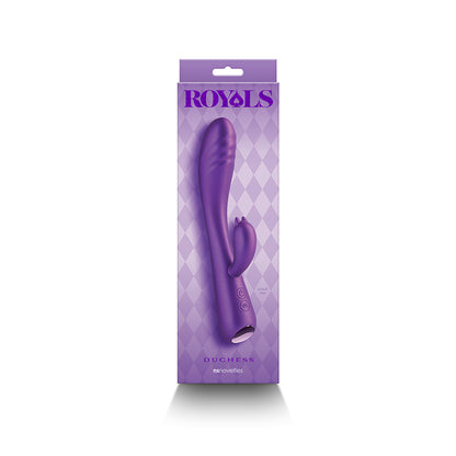 Royals - Duchess - Metallic Purple - Metallic Purple 21.2 cm USB Rechargeable Rabbit Vibrator