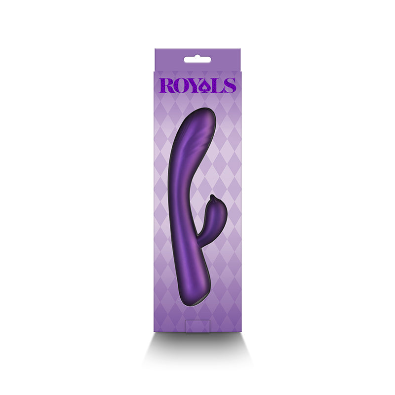 Royals - Duchess - Metallic Purple - Metallic Purple 21.2 cm USB Rechargeable Rabbit Vibrator