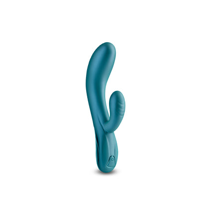 Royals - Regent - Metallic Green - Metallic Green 19.3 cm USB Rechargeable Rabbit Vibrator