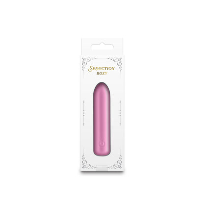 Seduction - Roxy - Metallic Pink - Metallic Pink 9 cm USB Rechargeable Vibrating Bullet