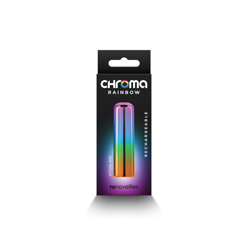 Chroma Rainbow - Small - Metallic Rainbow 6.8 cm USB Rechargeable Bullet