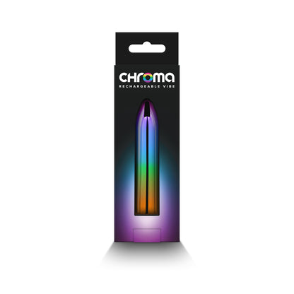 Chroma Rainbow - Medium - Metallic Rainbow 9 cm USB Rechargeable Mini Vibrator